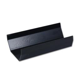 floplast black square gutter 4m length