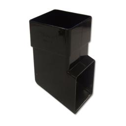 floplast black square downpipe shoe