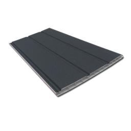 dark grey 300mm upvc hollow soffit 5m length