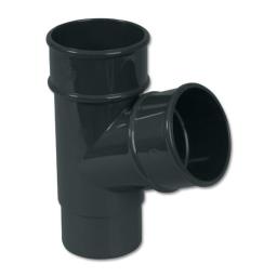 floplast anthracite grey 112° downpipe branch