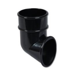 floplast black round downpipe shoe outlet