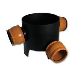 floplast underground 270mm 90° inlet chamber base