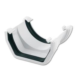 floplast white square to round gutter connector adaptor