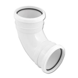 floplast white soil pipe double socket 90° bend