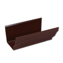 floplast brown ogee gutter 4m length