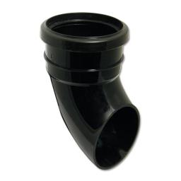 floplast black round downpipe shoe for industrial gutter