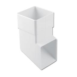 floplast white square downpipe shoe