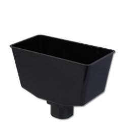 floplast black downpipe hopper universal fitting