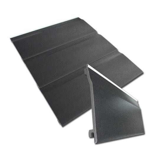 Anthracite Grey uPVC Shiplap Cladding (150mm) - 5m