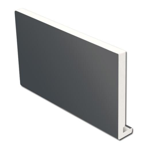 16mm Plain Grey Square Replacement Fascia -5m (Smooth)