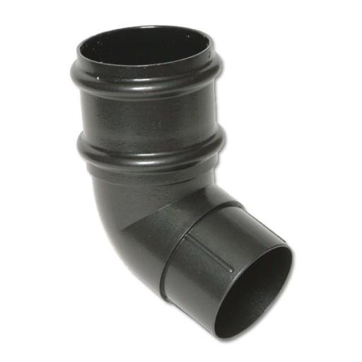 FloPlast Cast Iron Style Round Downpipe 112° Offset Bend