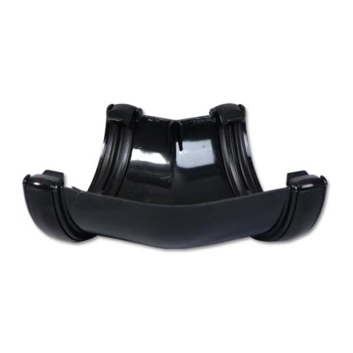 FloPlast Black Half Round Gutter Angles