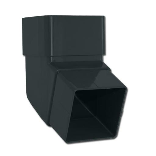 FloPlast Anthracite Grey Square Downpipe Bends