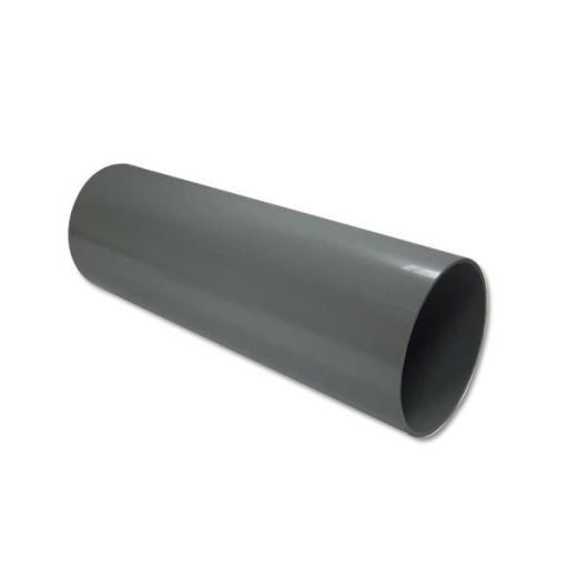 FloPlast Grey Plain Ended Soil Pipe