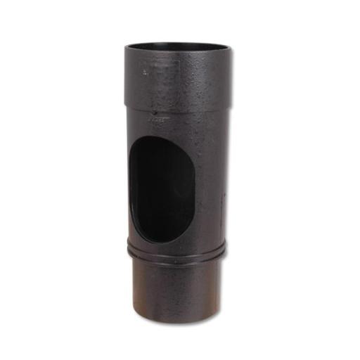 FloPlast Black Round Downpipe Access Pipe