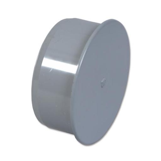 FloPlast Grey Soil Pipe Socket Plug