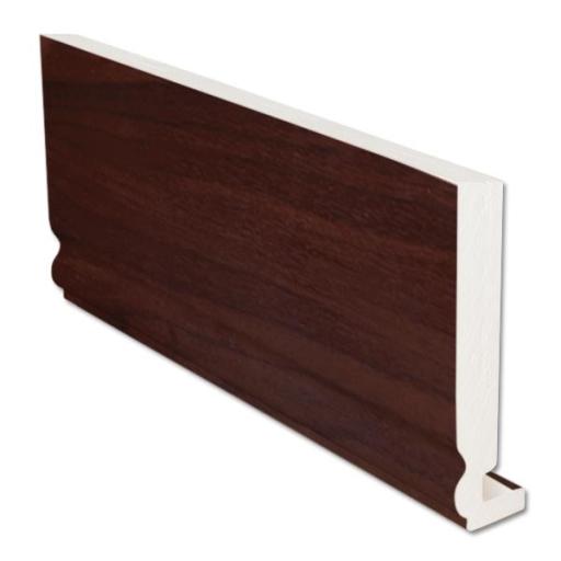 Rosewood uPVC Ogee Replacement Fascia - 5m