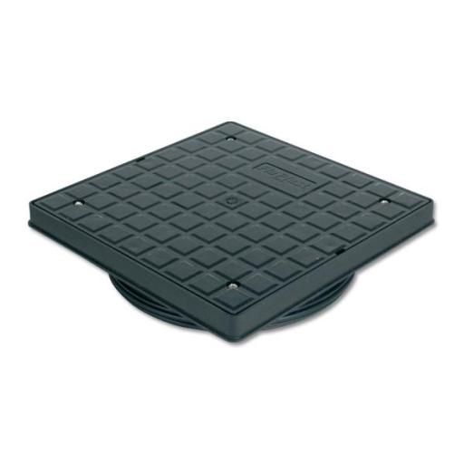 FloPlast 340mm Underground Sealed Square Screw Down Cover