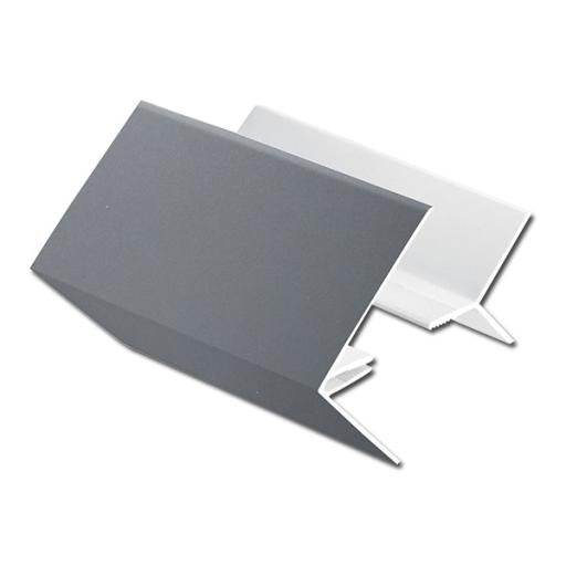 Slate Grey uPVC Shiplap Cladding 2 Part Corner Trim - 5m