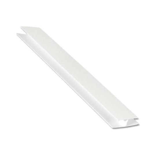 White Foiled Soffit H Trim - 5m