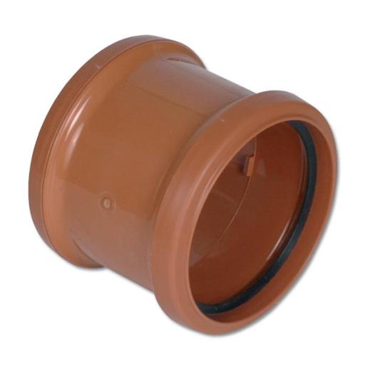 FloPlast Underground Pipe Coupling Double Socket