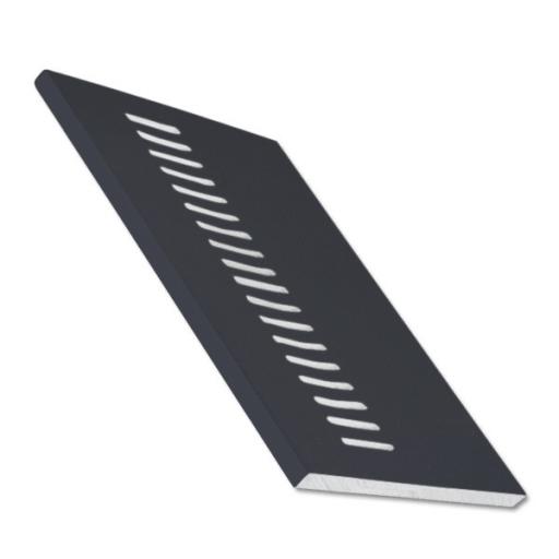 anthracite grey vented soffit board