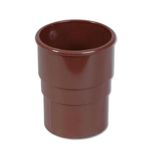 FloPlast Brown Round Downpipe Socket