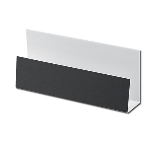 Dark Grey uPVC Shiplap Cladding U Trim - 5m