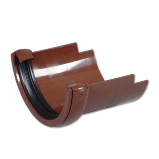 Brown Half Round to Cast Iron Half Round Gutter Adaptor