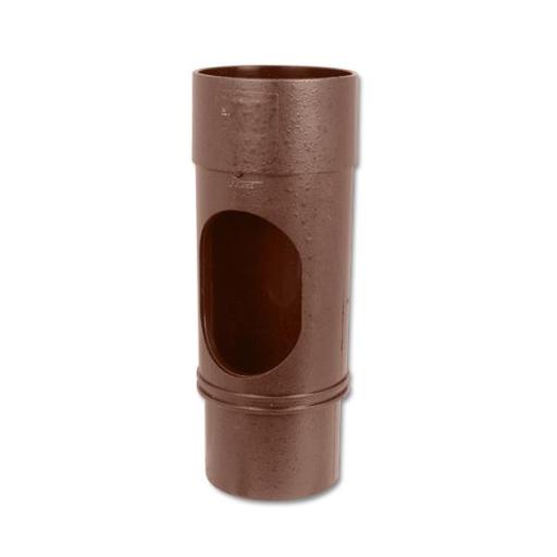 FloPlast Brown Round Downpipe Access Pipe