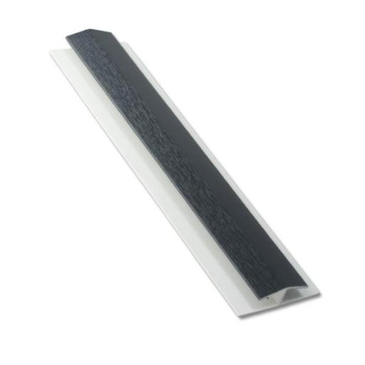 Anthracite Grey uPVC Shiplap Cladding Centre Joint Trim - 5m