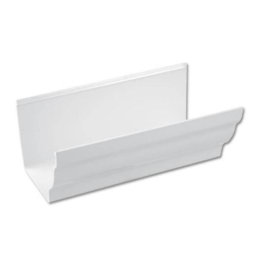 FloPlast White Ogee Gutter - 4m