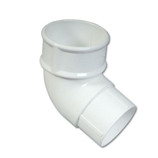 FloPlast White Round Downpipe Bends