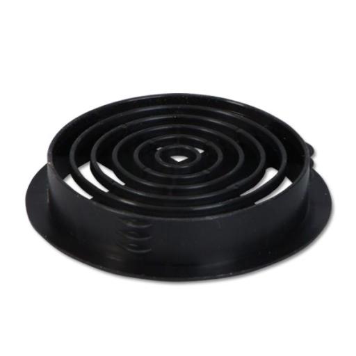 70mm Black Circular Soffit Vent