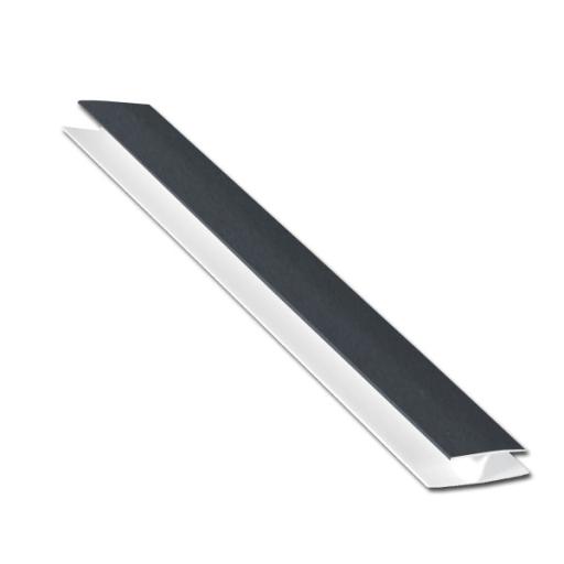 Dark Grey Soffit H Trim - 5m