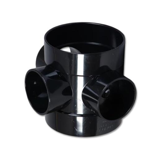 FloPlast Black Short Boss Pipe