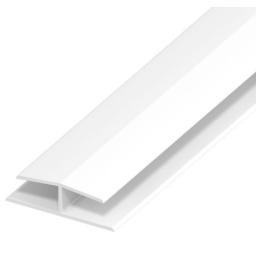 soffit board h section joint 5mt white