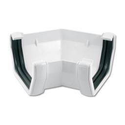 floplast white square gutter 135° angle