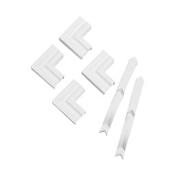 white 60mm ogee torus architrave 6 piece trim kit