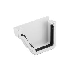 kalsi white ogee gutter left hand external stop end