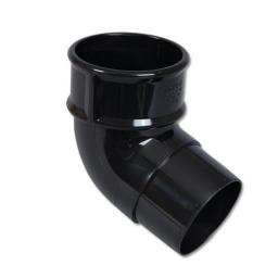 floplast black round downpipe 112° bend