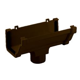 kalsi brown ogee gutter running outlet