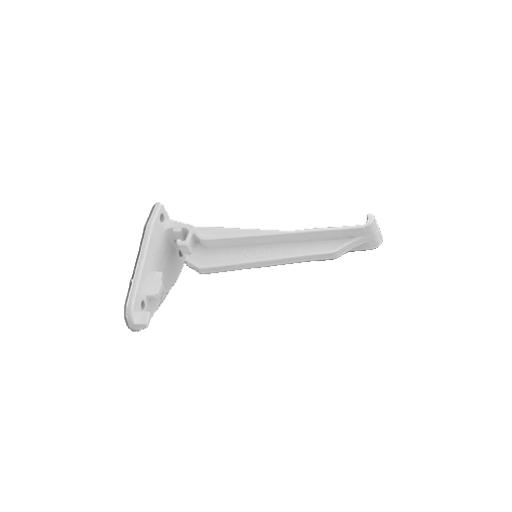 White Ogee Gutter Top Hung Fascia Bracket White