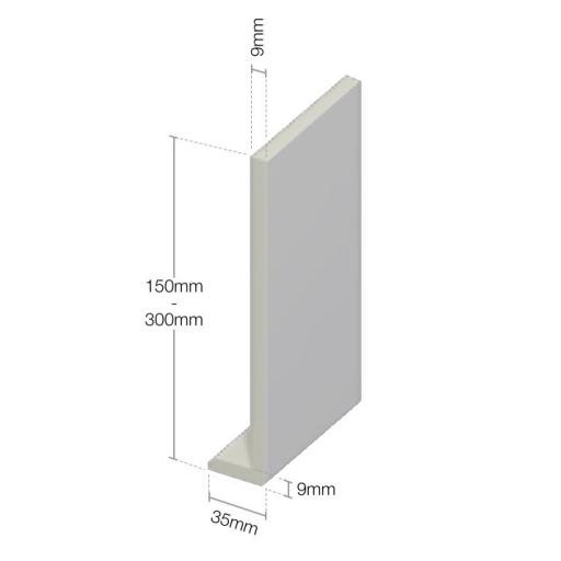 white fascia capping board dimensions