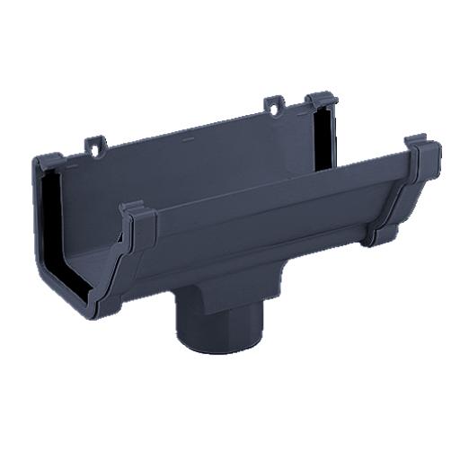 Anthracite Ogee Gutter Running Outlet