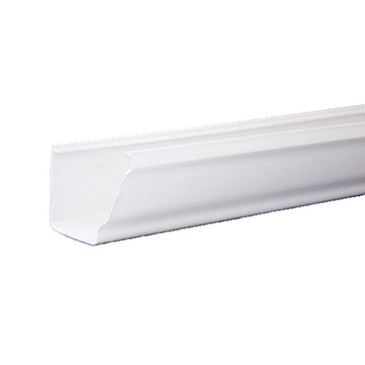 White Ogee Gutter 4mt Length