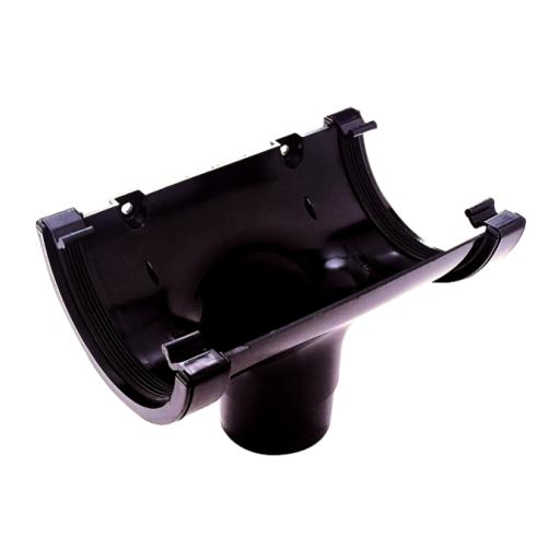 Black Round Gutter Running Outlet