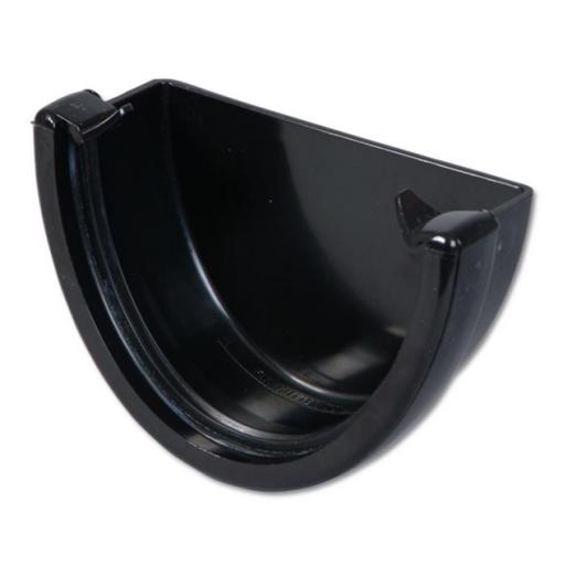 FloPlast Black High Capacity Gutter Stop Ends