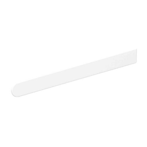 Long Bullnose / Square Edge White Window Sill End Caps