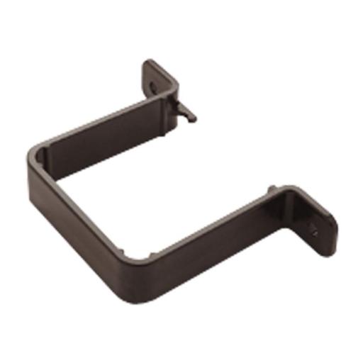 Black Square Down Pipe Flush Clip